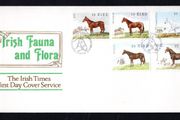 1981 Ireland Fauna &amp; Flora Horses Commemorative Stamp Illustrated The Irish Times First Day Cover (FDC)