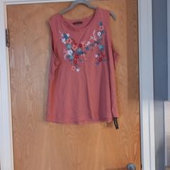 Dunnes Stores Embellished Sleevless Top/Vest .  S.18.  B.N.W.T