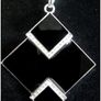 Bohemian Retro Silver Plated Geometric Enamel and Rhinestone Crystal Jewellery Set Image 2