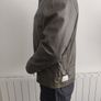 New Schott NYC, LC 949 WX, Iconic Cafe Racer Leather Jacket Mens, Size L, Khaki Image 5