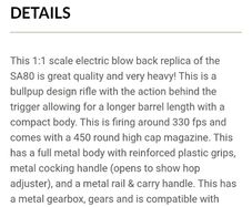 Electric rifle