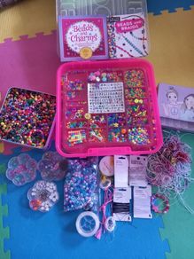 Large set of children beads