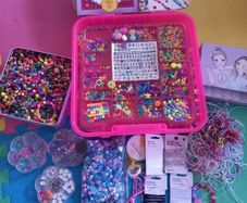 Large set of children beads