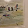 Vintage Original Watercolour Painting of Spitfire Image 3