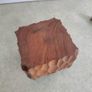 Wooden box with a lid and plastic inlay || vintage solid oLIVE wood and plastic MADE IN FRANCE. Image 2