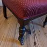 Antique upholstered bedroom chair Image 2