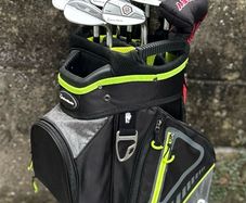 Full set of Taylormade golf clubs