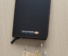 Trailfinders folder and luggage tags