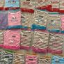 Dog Clothes, Dog Colorful Stripe Pajamas Soft Cotton Jumpsuit Bulldog Onesies Costume for Puppy Small Medium Dogs Image 7