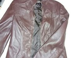 Mango Brown leather jacket