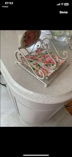 napkin holder shabby chic style