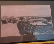 Black and white picture of rosslare