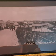 Black and white picture of rosslare