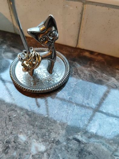 Ring Holder Silver Plated