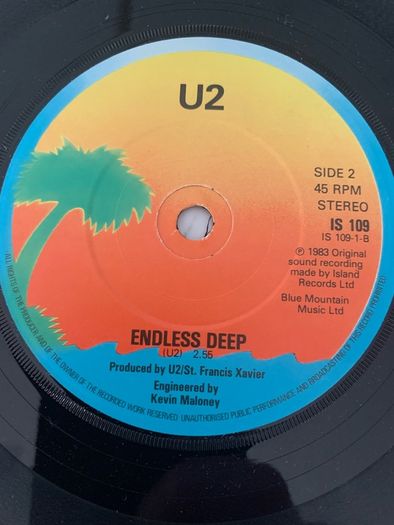 U2 - Two Hearts Beat as One - Original 1983 7" vinyl