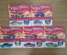 Hot Wheels 50th Anniversary set of 5, new.