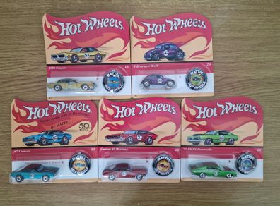Hot Wheels 50th Anniversary set of 5, new.