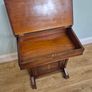 Inlaid walnut davenport desk and chair Image 3