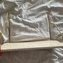 Marble shelf with gold arms Image 3