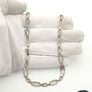 925 Vintage Sterling Silver Paperclip Chain Image 8