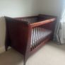 Mamas and Papas Cot/Toddler Bed & matching changing table Image 2