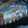 Vintage Asian Oriental Hand Carved Cork Art Shadow Box Diorama 3D Image 5