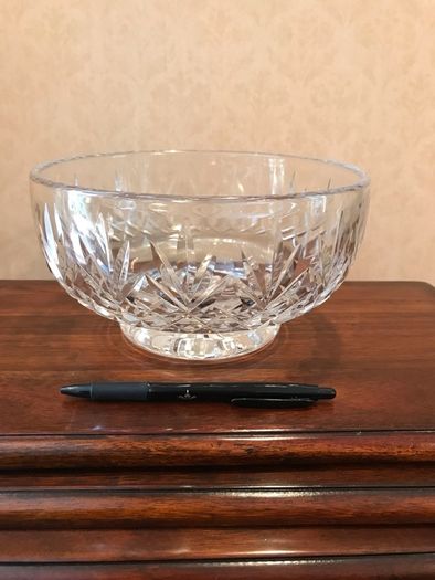Heavy crystal bowl