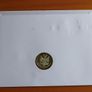 RARE Silver Football soccer world cup coin in stamp cover Image 4