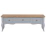 TV Cabinet Grey 100x35x35 cm Wood Image 2