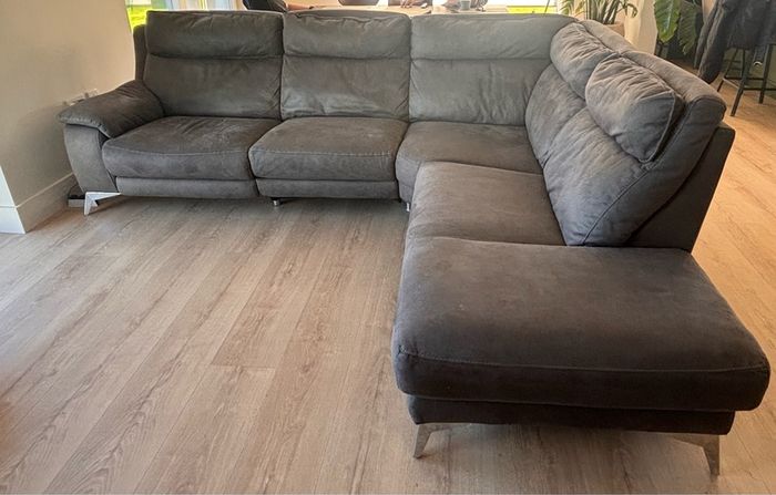 L Shaped Sofa - Electric Recliner with USB Ports