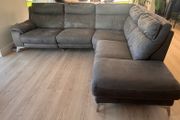 Sofa (Recliner with matching Footstool)