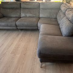 Sofa (Recliner with matching Footstool)