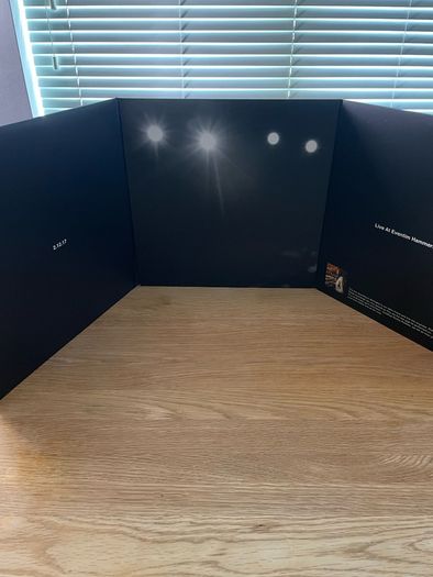 Orbital - Live At Eventim Hammersmith Apollo 2.12.17 - 3 x 12" Glitter Vinyl Panel Fold Out Sleeve - 2018 Live Here Now