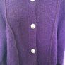 Cozzi by signature Purple cardigan style jacket size 2XL includes  post Image 4