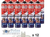 31711 POLYNOR PRO 12pcs - Spray Polyurethane Insulation For Wall, Pipe, Attic, Van etc.