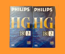 Philips VHS 3 Hours Tape Brand New Sealed