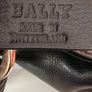 Vintage Bally black pebbled leather top handle bag Image 10