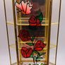 Glass brass mirror Image 6