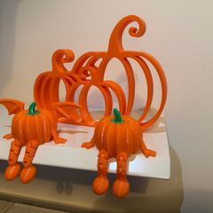3D Printed Halloween pumpkins