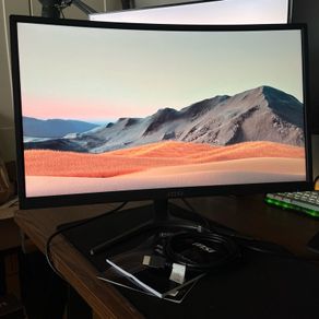 MSI Monitor, Desk Mount Arm and VESA Adapter