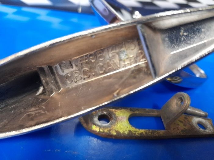 Chrome door/wing mirror