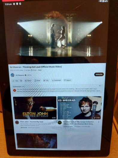 Lenovo 10.1 tablet, Model TB-X505F working perfect. The screen is cracked but doesn't affect touchscreen