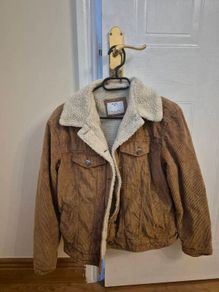 BERSHKA fur coat