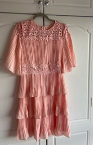 Ladies occasion dress ( peach colour)