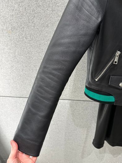 Leather jacket MAJE