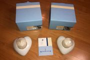 Newbridge heart shaped candle holders (2)
