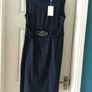 Navy Two Piece Dress and Jacket Image 4
