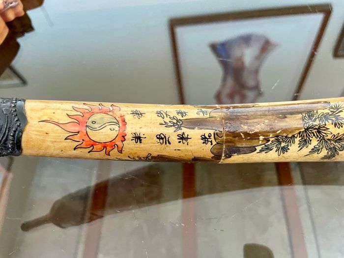 Repro China Ming Guo period 1920s Bone Opium Pipe