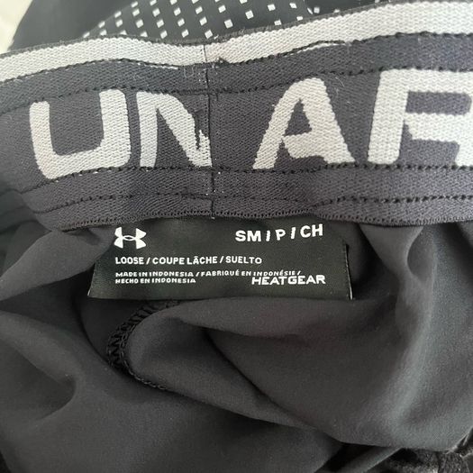 Under Armour HeatGear Black Sports Shorts - Mens Small - Loose Fit