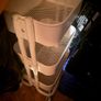 White 3-tier rolling storage trolley Image 2